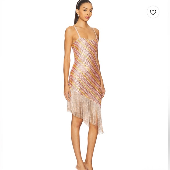 For Love And Lemons Dresses & Skirts - For Love And Lemons Capri Beaded Fringe Mini Dress REVOLVE